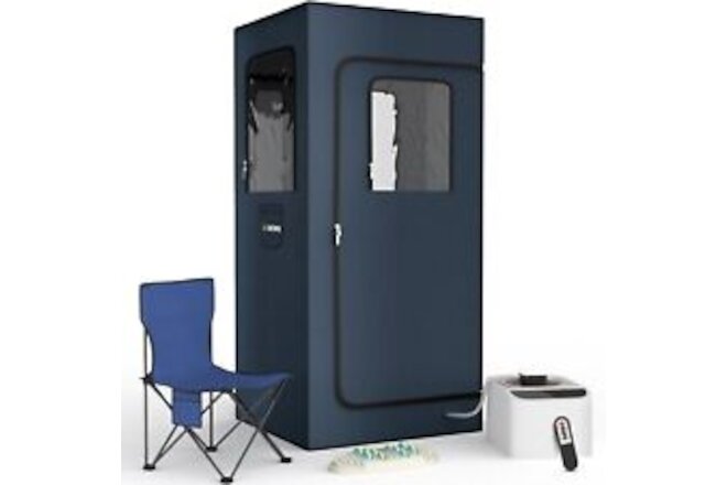 Portable Home Steam Sauna Box, Full Size Personal Sauna Tent for Home Spa, Sauna