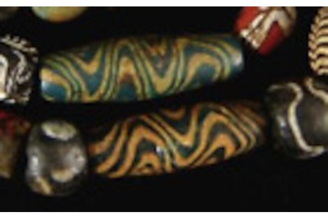 2 Extremely Rare Ancient Helenestic Beads