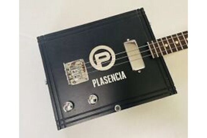 Cigar Box Guitar 3 String Electric Hand Made by Ellbogen Guitars  Video Demo