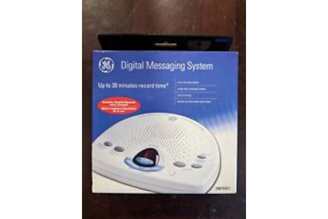 GE Digital Messaging System English/Spanish Answering Machine 29875GE1 NIB New