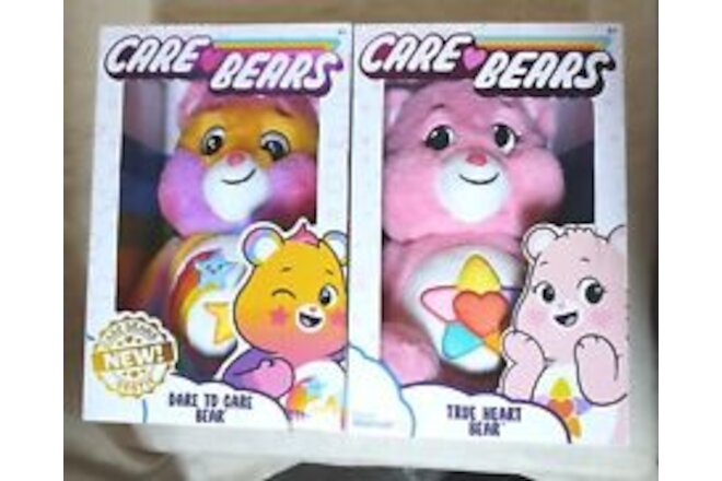 Lot Of 2 Care Bears “Dare To Care Bear” "True Heart"
