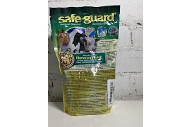 SAFE GUARD MEDICATED DEWORMER PELLETS 1 lb. Horse horses cow cattle pig animal