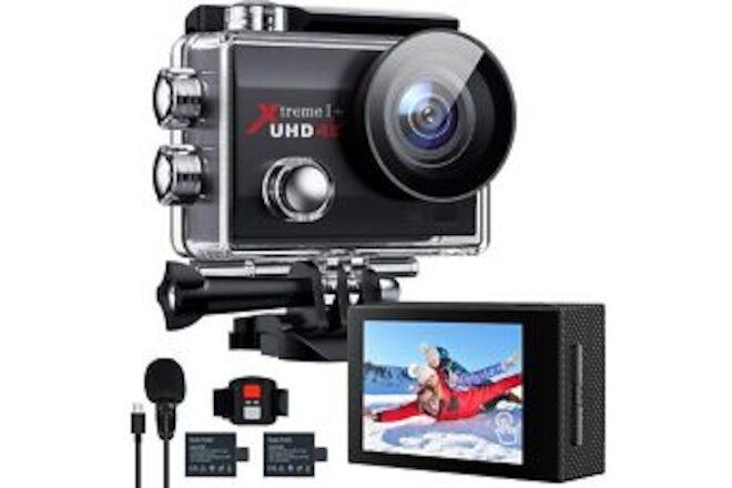 Action Camera 4K,20MP 40M Underwater Waterproof Camera,2.0'' LCD Screen WiFi ...