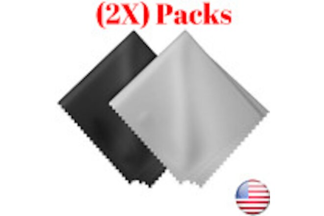 12"X12"  Microfiber Cleaner Cleaning Soft Cloth for Camera Lens Glasses(2 Pack)