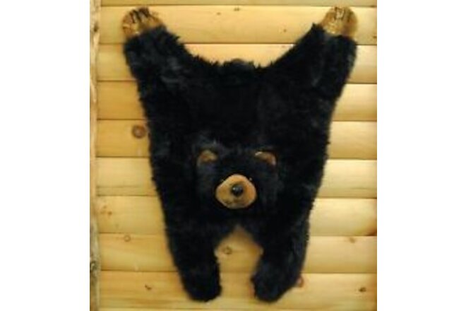 Soft And Cuddly Cute Black Bear Floor Throw Area Rug (Great Kids Rug) 42"