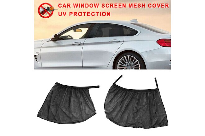 Auto Car Back Rear Window Mesh Sun Shade Visor Screen Cover UV Protector Shield
