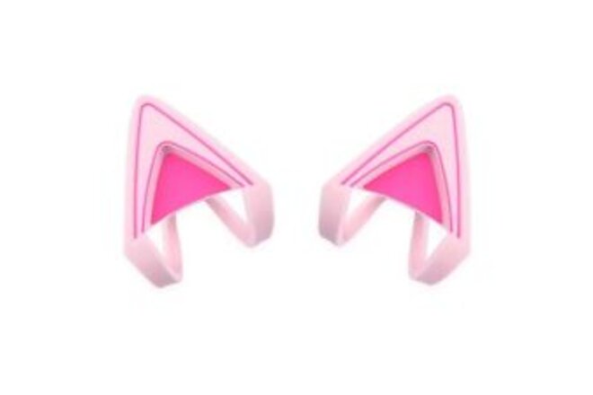 Glow in Dark Silicone Cat Kitty Ears Lovely Fluorescent Cat Ears Compatible f...