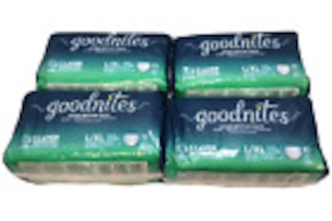 Goodnites Unisex Bedtime Pants Size L/XL (60-125lbs) Lot of 44 Free Shipping