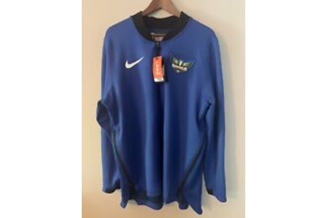 Nike Dallas Wings Women's Basketball Blue Jersey Jacket Size XXL-Tall BV1005-480