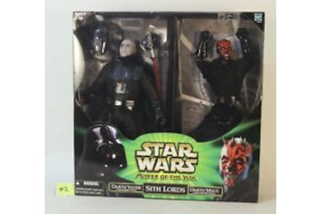Star Wars Power Of The Jedi Sith Lords Darth Vader & Darth Maul 12 inch #2
