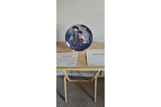 Norman Rockwell "The Music Maker" 1981 Plate by The Edwin M Knowles China Co.