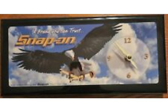 Snap On A Brand You Can Trust Eagle Clock  11 1/2" X 5 1/2"