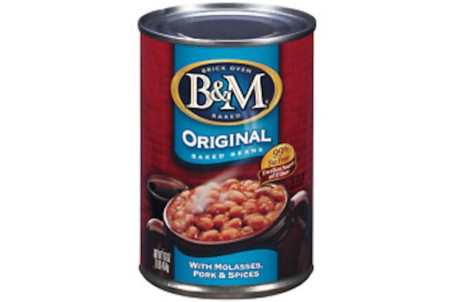 B&M Baked Beans, Original Flavor, 16 Ounce Pack of 12