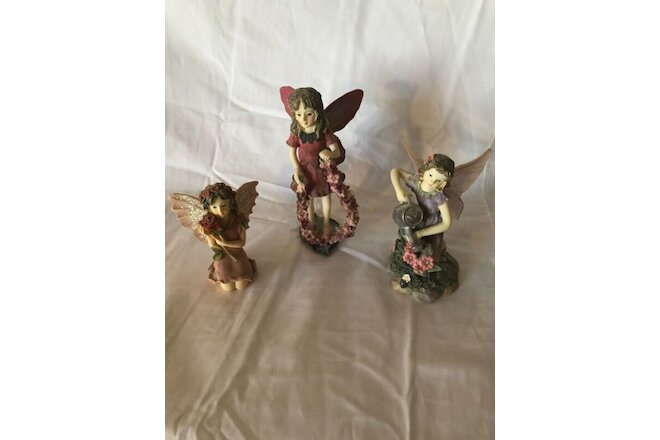 The Fairy Collection Set of 3 Figurines Dezine Ltd