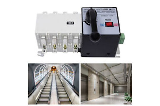 Industrial 100A Automatic Transfer Switch Dual Power Automatic Transfer Switch
