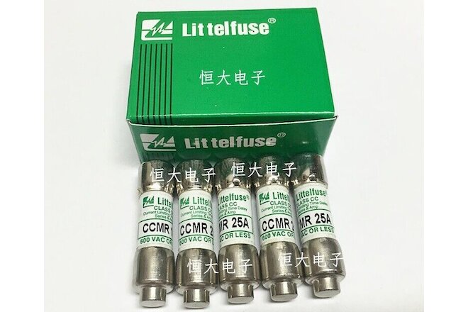 10pcs Littelfuse CCMR-25 CCMR 25A 600V Time Delay Fuse New in box free ship