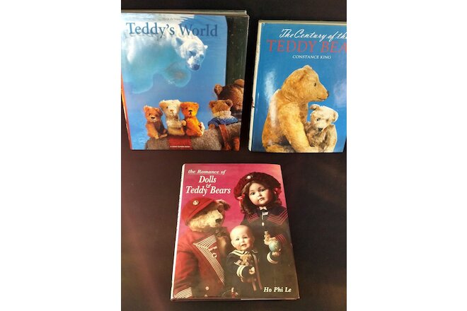 Lot of 3 Teddy Bear & Doll coffee table books – Gently Used