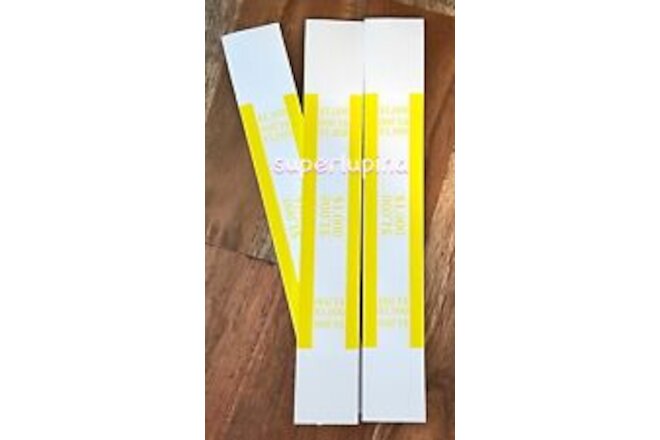 50-Pack $1000 Yellow Self-Adhesive Money Band NEW 7.5 x 1.15 inch