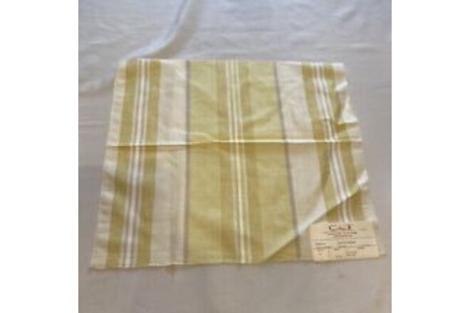 Cowtan & Tout Fabric Sample 17x17 inches Yellow Cotton/Linen
