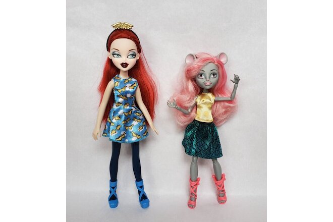 Bratzillaz Monster High doll lot Meygana Broomstix Mouscedes King Boo York city