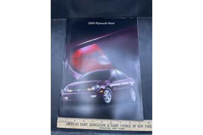 NOS 2000 Plymouth Neon Dealership Brochure Mopar F8CXP