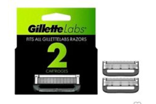 Gillette Labs Cartridges 2-Pack Fits All GilletteLabs Razors
