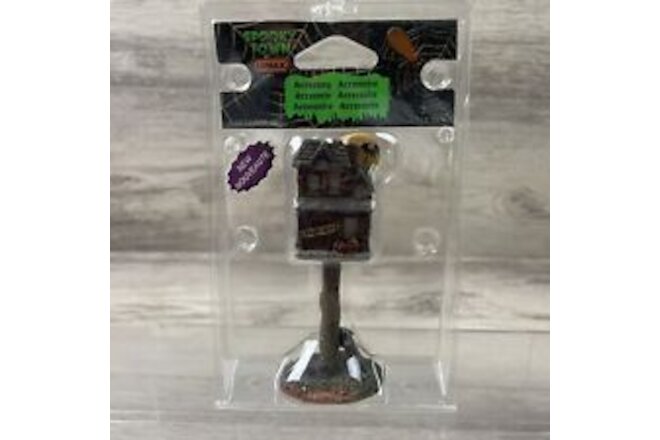 Lemax Spooky Town Accessory - Full Moon Birdhouse #74216 - Retired Halloween