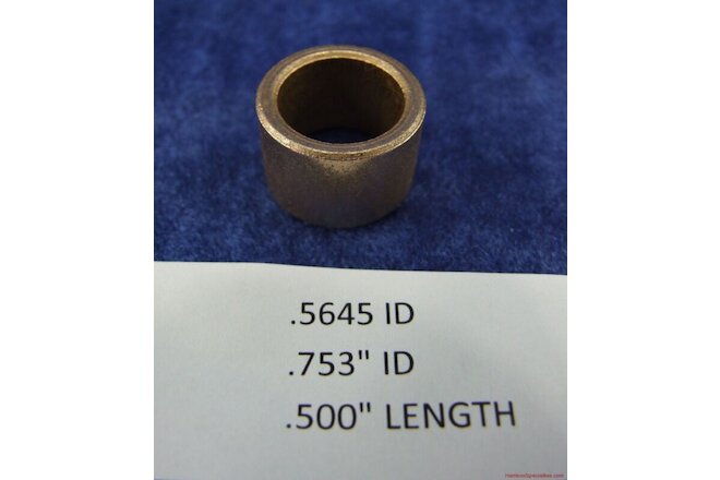 Bronze Bearing Bushing Sleeve 9/16"ID x 3/4" OD x ½" Length