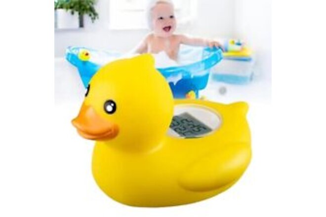 Hot Baby Bath Water Thermometer Duck Digital Room Shower LED Bathtub Alarm Timer