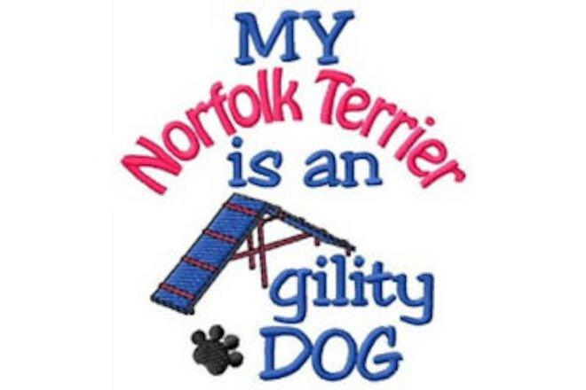 My Norfolk Terrier is An Agility Dog Ladies T-Shirt - DC1964L Size S - XXL