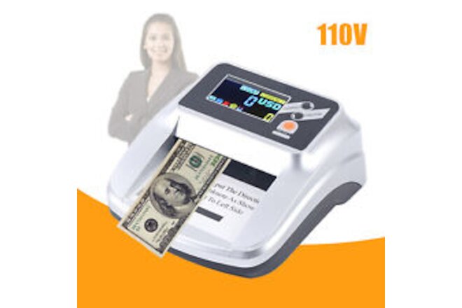 2 In 1 Money Bill Counter Machine Cash Counting Counterfeit Cash Bill Detector