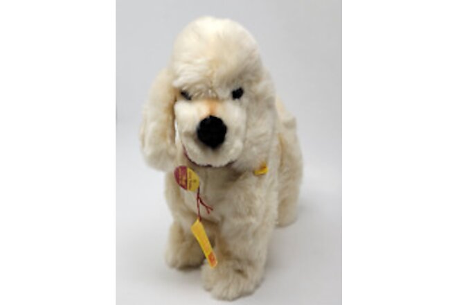 VINTAGE STEIFF W. GERMANY Cosy Tobby Golden Retriever Plush Dog 10" Tall w/ Tags