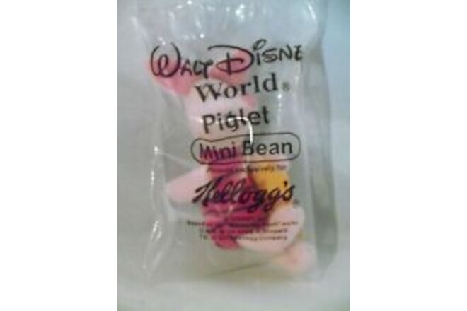 2001 Kellogg's Walt Disney Winnie the Pooh Piglet Mini-Bean Promo