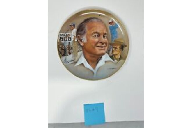 1982 Limited Edition Bob Hope Plate Thanks for the memories w/ COA plate # 1704