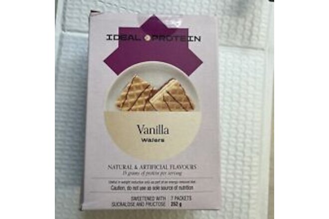 Ideal Protein 1 box of Vanilla Wafers BB 02/28/2025 FREE SHIP