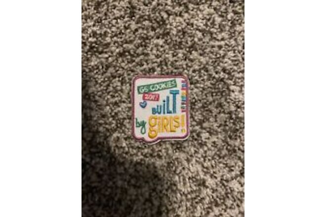 Girl Scouts Patch/Badge: GS Cookies Built By Girls! (2017)