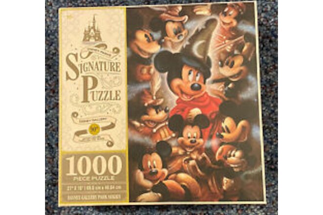 Disney Mickey Mouse Through The Years Signature 1000 Piece Puzzle 90th Anniv.
