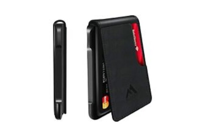 Mens Wallet Tactical Bifold Wallets for Men Metal RFID Aluminum Cards Holder