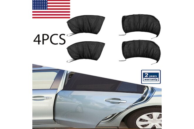4PCS Auto Sun Shade Window Screen Cover Sunshade Protector For Car in Summer USA