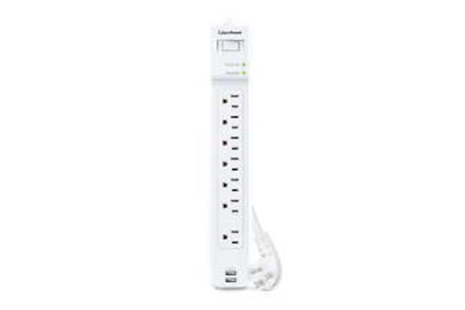 CyberPower Essential Series P703URC1 2,000 Joule Surge Protector w/ 2USB-A Ports