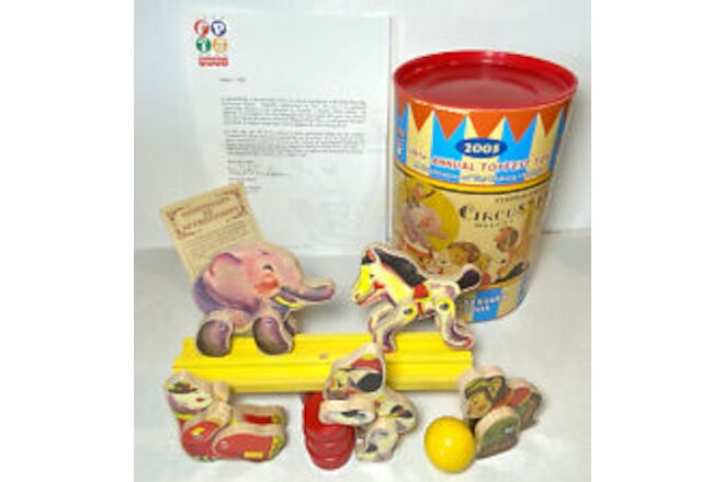 Fisher Price 2005 Toyfest Limited Edition Circus Parade Woodsy Animals