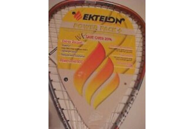 Ektelon Power Pack Plus Titanium Energy Power Level 900 Racquetball Racket New