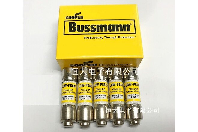 10pcs Bussmann Time Delay Fuse LP-CC-1 LPCC1 1A New in box free ship