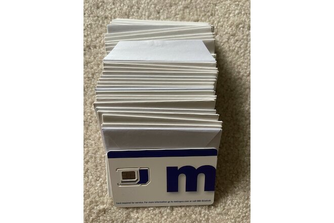 Metro by T-Mobile Sim Cards Lot of 25