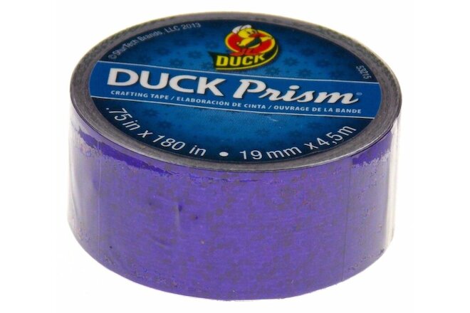 Duck Prism Crafting Tape Purple Lot of 6 Rolls 0.75" x 180" Shurtech Brand Shiny