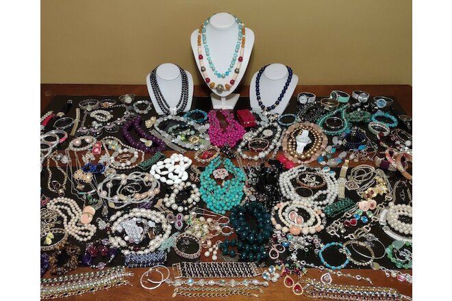ALL Avon Jewelry Lot Signed Vintage & Early 2000 Collection 244 Pieces Estate