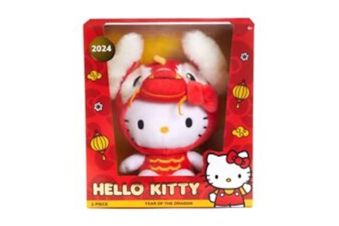 Hello Kitty 8" Year of the Dragon 2024 Boxed Plush (Limited Edition)