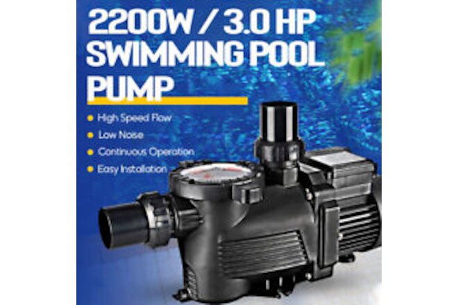 3.0HP Swimming Pool Pumps 10038 GPH Powerful Self Priming Swimming Pool Pumps