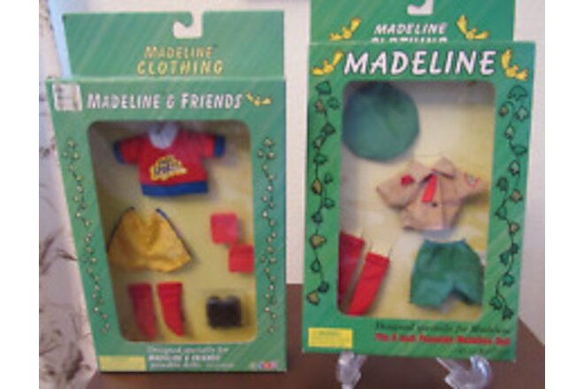 2 sets Madeline Doll Scouting Adventures and Goal Sportswear Doll Clothes Outfit