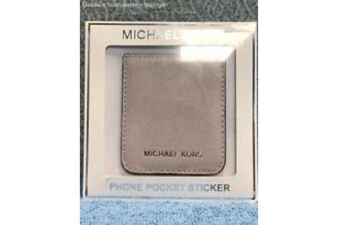 Michael Kors Soft Pink Phone Pocket Sticker 2 Count New